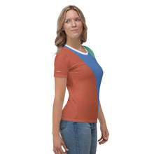 Load image into Gallery viewer, aaronpk.tv RGB Tricolor Women's T-shirt